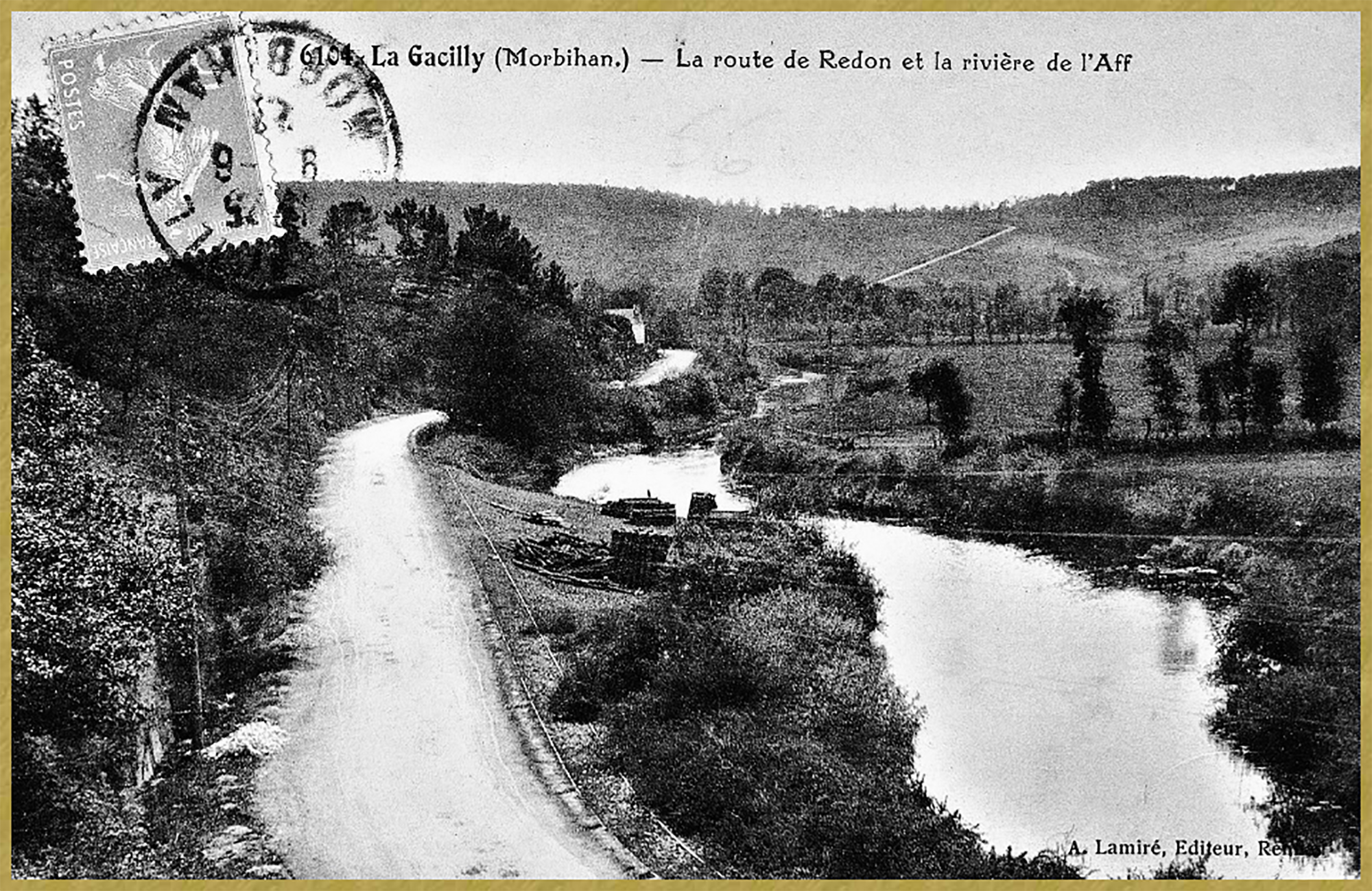Ligne de chemin de fer à la Gacilly -Cournon - 